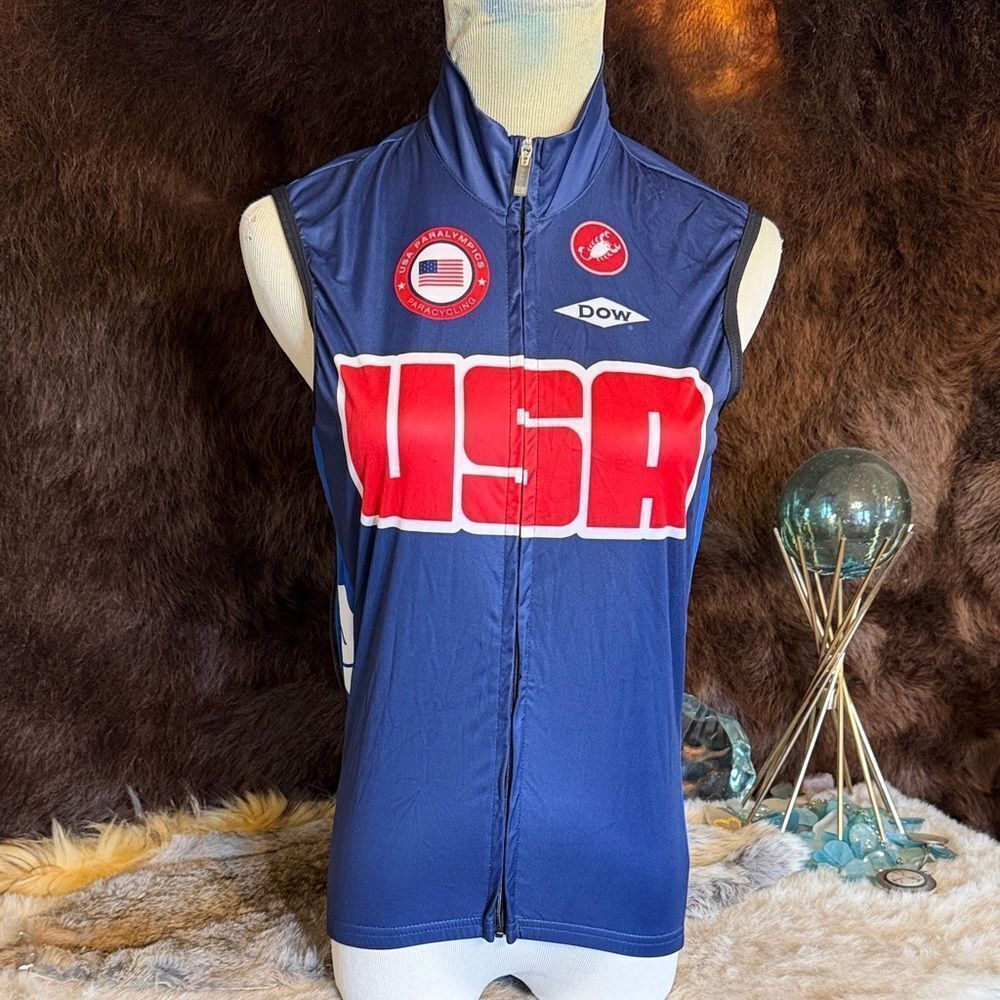 Castelli Blue Cycling Jersey XXS (1685B)